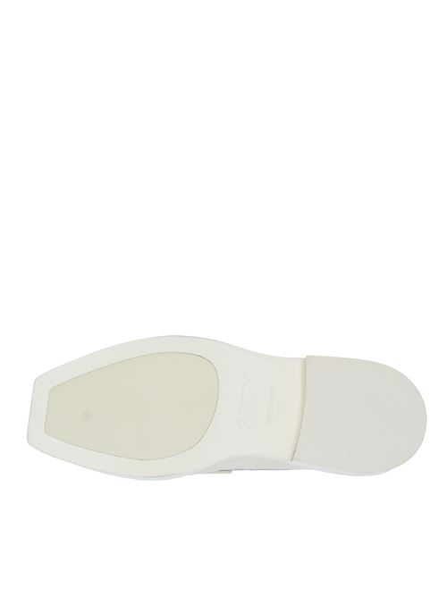 Moccasins 3JUIN article 322WH001 VIOLA/W 020 LEE LONDON in leather 3JUIN | 322WH001.C.0538701IVORY
