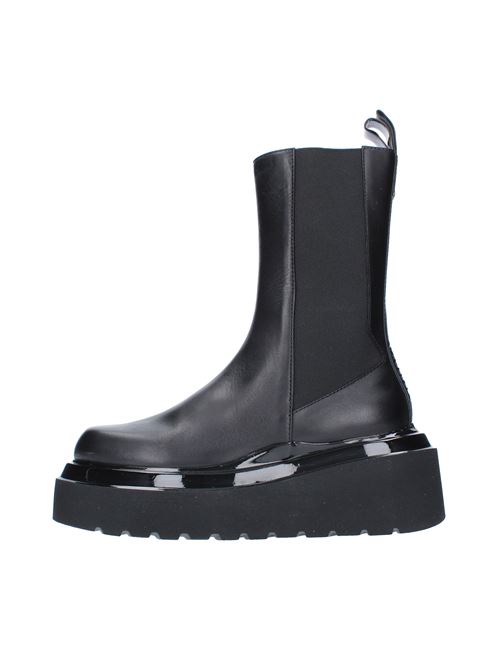 3JUIN article 322W7002 LUNA 020 HOLY LORD leather beatles boots 3JUIN | 323W7002.C.0676997NERO