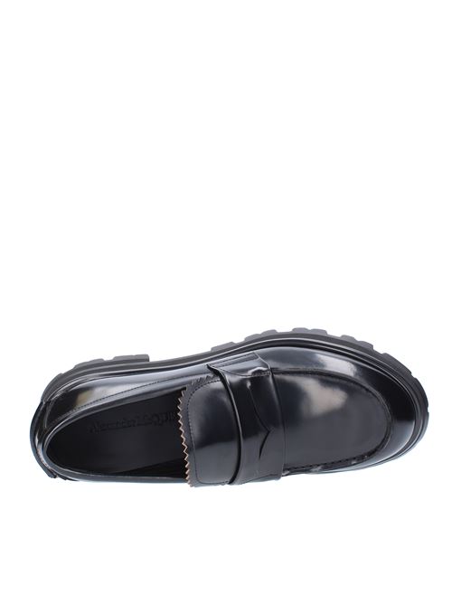 Loafers in brushed leather ALEXANDER MCQUEEN | 664618 WHZ80 1000NERO