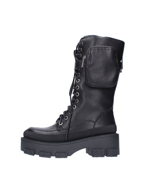 Leather amphibious boots ALMA EN PENA | I21442NERO