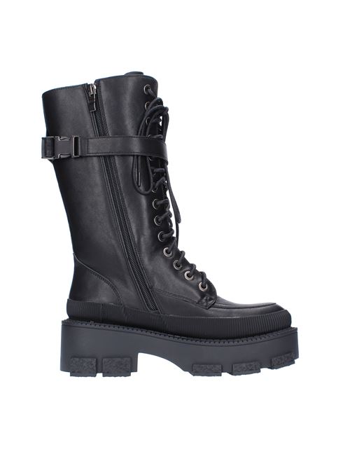 Leather amphibious boots ALMA EN PENA | I21442NERO