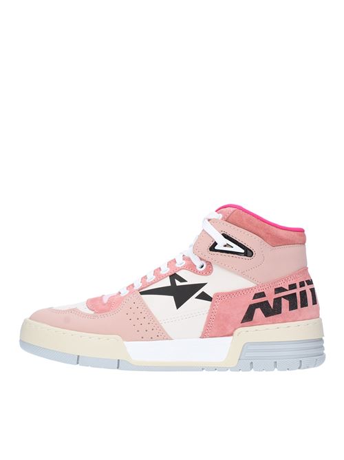 Trainers model I2/A/1A1114 in suede leather and fabric ANIYE BY | I2/A/1A1114ROSA-BIANCO