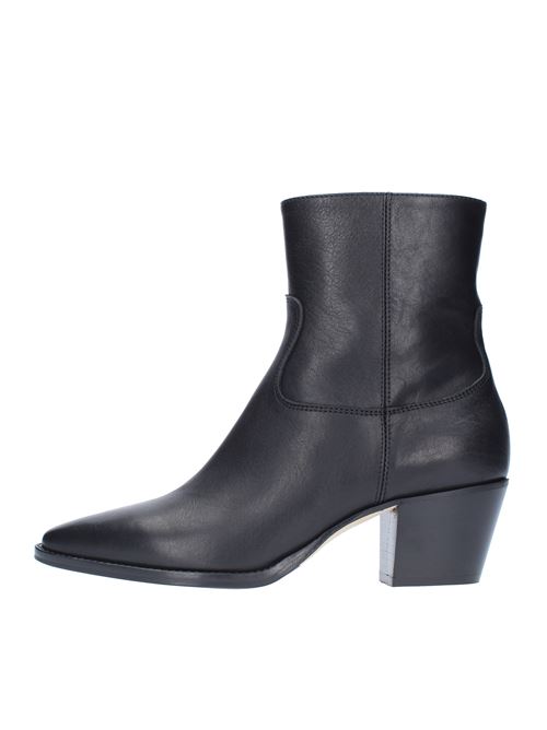 Texan ankle boots model 9476 in leather ANNA F. | 9476NERO