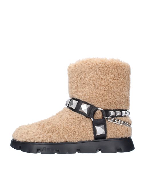 JAGGER ASH ankle boots in faux fur ASH | 136453001