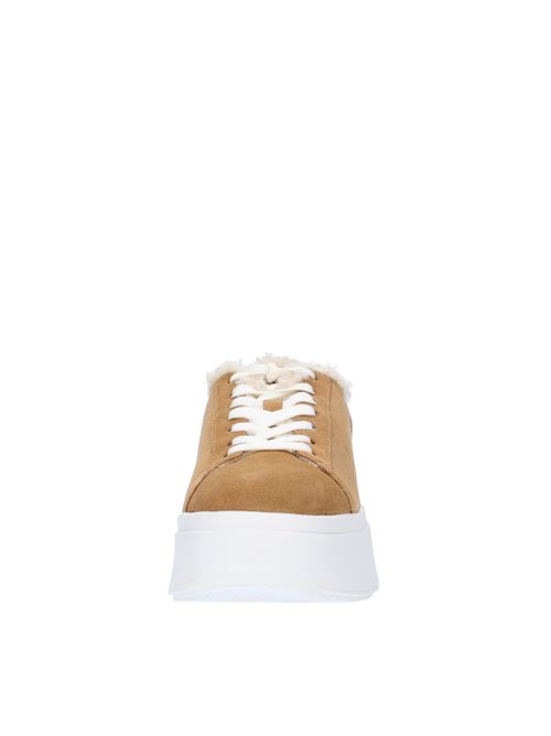 Trainers model MOBY BEKIND ASH in suede leather and fabric ASH | 136502001
