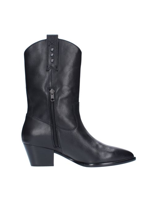 Texan ankle boots model HOOPER ASH in leather ASH | 136632 MUSTANG001