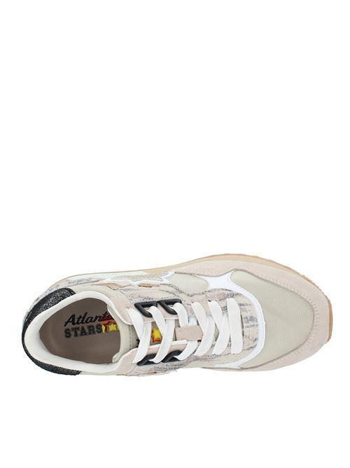Suede and fabric trainers ATLANTIC STARS | GHALAC COZZ DR17BEIGE