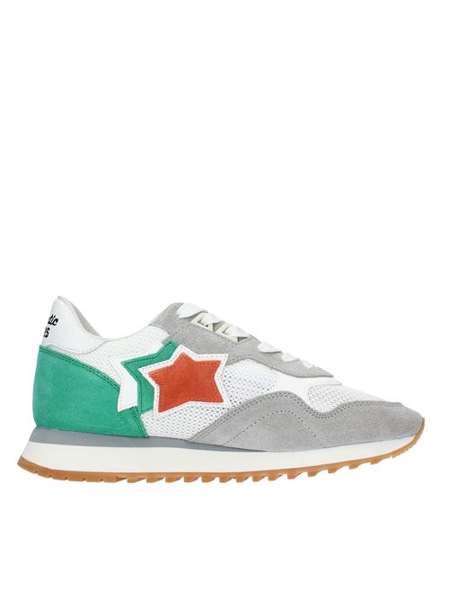 Suede and fabric trainers ATLANTIC STARS | DRACOC GWRG DR11BIANCO-GRIGIO-VERDE