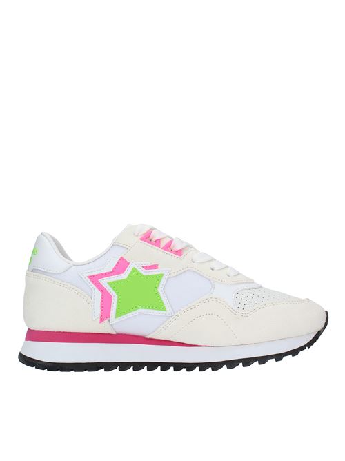 Suede and fabric trainers ATLANTIC STARS | GHALAC WWGW DR18BIANCO-VERDE-LILLA