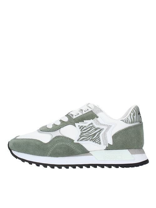 Suede and fabric trainers ATLANTIC STARS | GHALAC BBSB DR19VERDE-BIANCO