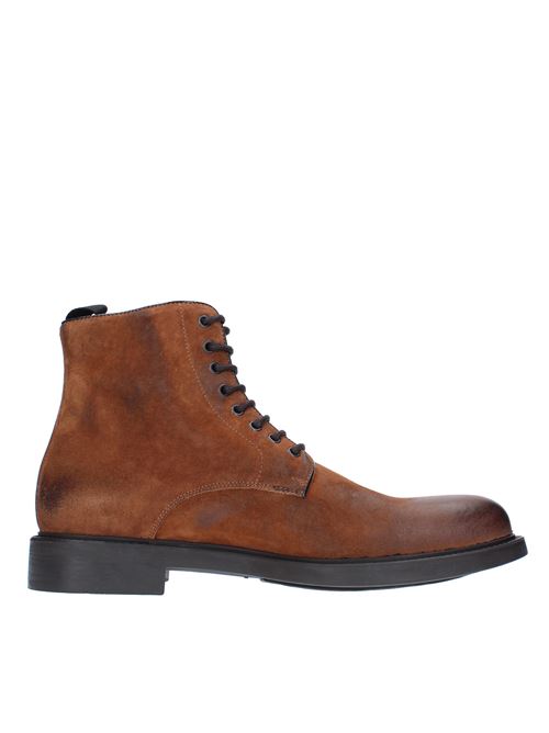 Nubuck leather ankle boots model 206-18 BELFIORE | 206-18 PELLEMARRONE