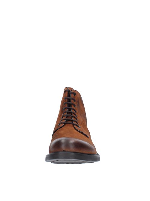 Nubuck leather ankle boots model 206-18 BELFIORE | 206-18 PELLEMARRONE