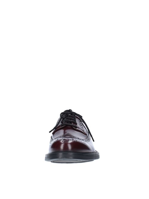Lace-up shoes model 206-19 in leather BELFIORE | 206-19BORDEAUX