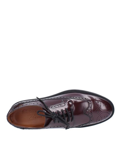 Lace-up shoes model 206-19 in leather BELFIORE | 206-19BORDEAUX