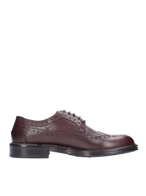 Leather lace-up shoes model 453-03B BELFIORE | 453-03BT.MORO