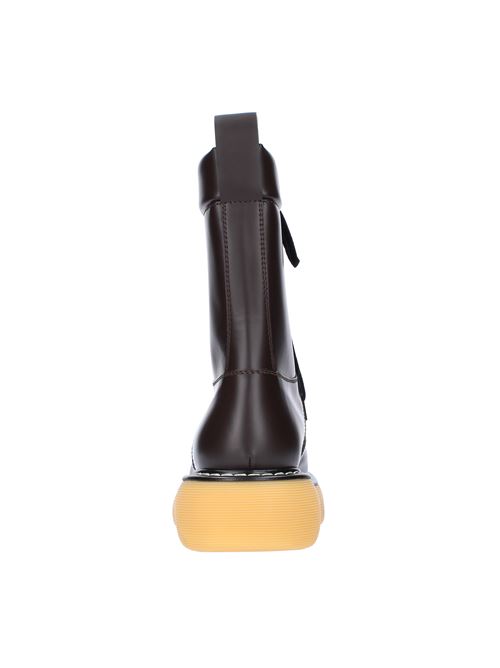 BOTTEGA VENETA anfibi boots item 651260 in leather BOTTEGA VENETA | 651260 V00H0 2062MARRONE
