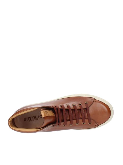 Model B6303DIV trainers in leather BUTTERO | B6303DIVCUOIO