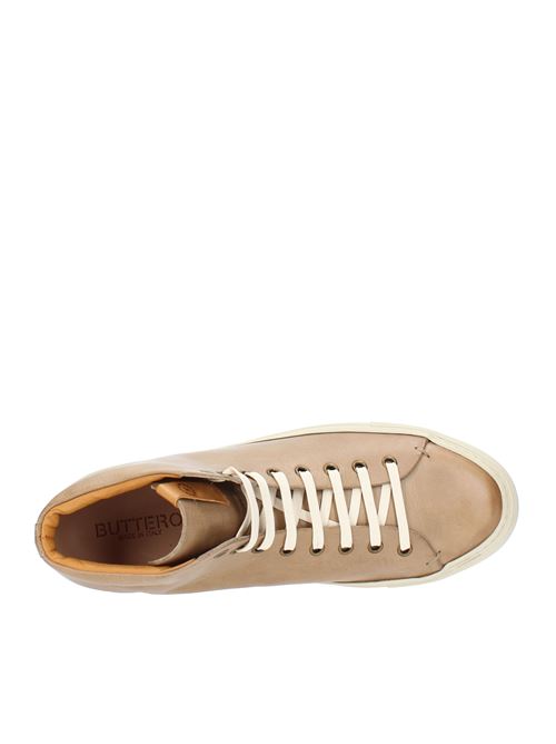 Model B6306DIV trainers in leather BUTTERO | B6306DIVSAND