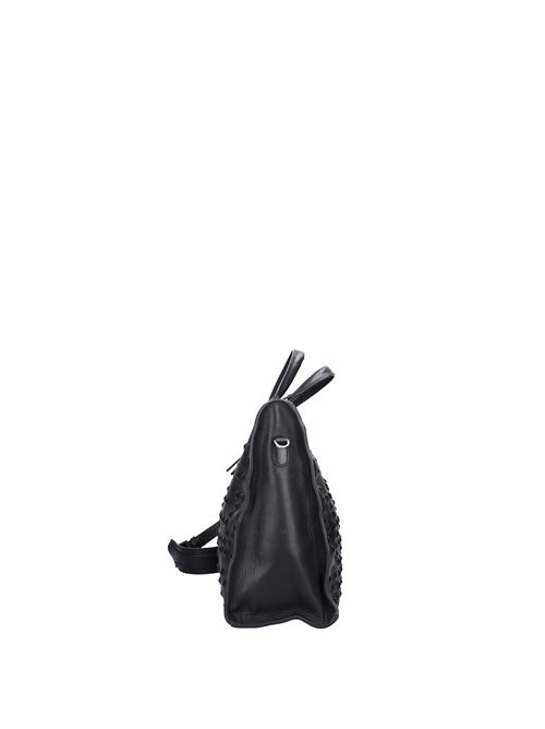 Leather duffle bag C'N'C | CN3015NERO