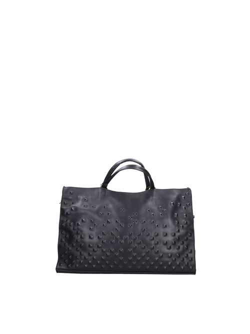 Leather duffle bag C'N'C | CN3015NERO