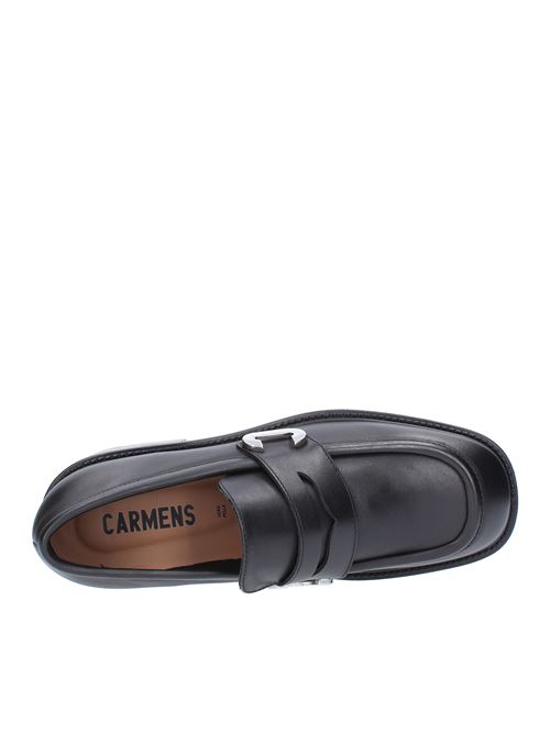 Leather moccasins CARMENS | 50275NERO