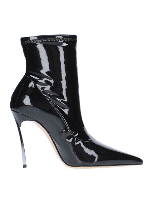 CASEDEI SUPERBLADE ULTRAVOX patent leather and artificial leather ankle boots CASADEI | 1R404W100MC21699000NERO