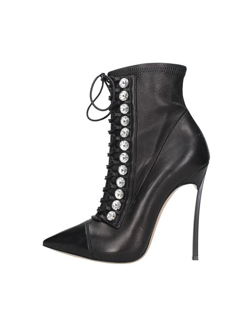 Blade ankle boots in leather CASADEI | VB0051_CASANERO