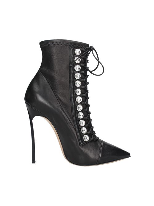 Blade ankle boots in leather CASADEI | VB0051_CASANERO