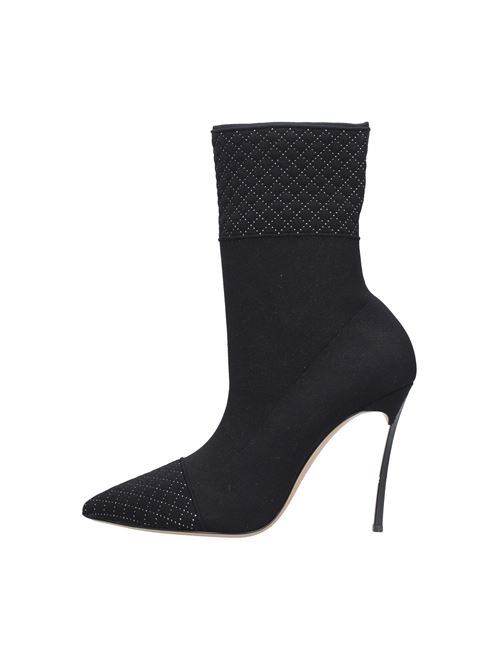 Blade ankle boots in stretch fabric CASADEI | VB0055_CASANERO
