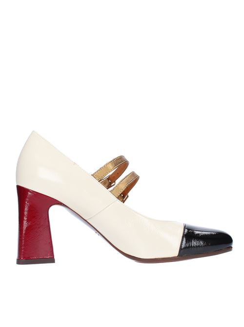 CHIE MIHARA OLY pumps in shiny leather with laminated trim CHIE MIHARA | OLYBIANCO