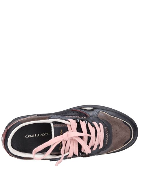 Leather and fabric trainers CRIME LONDON | VB0005_CRIMMULTICOLORE