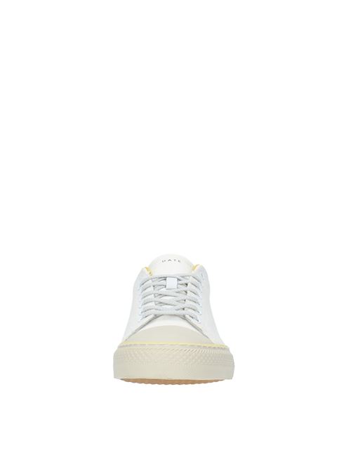 Fabric and leather trainers D.A.T.E. | M361-LN-EN-WGBIANCO-GRIGIO