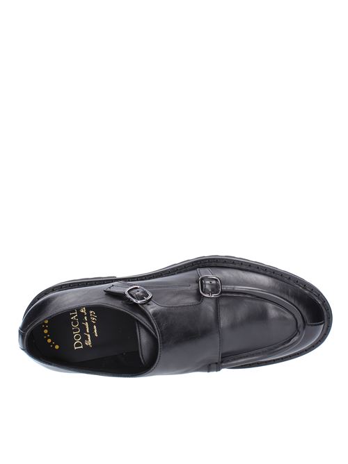 DOUCAL'S moccasins in leather DOUCAL'S | DU2738PHILUF188NN00NERO