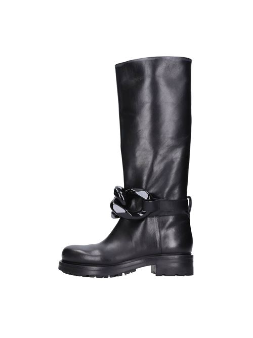 Leather boots ELENA IACHI | VB0007_IACHNERO