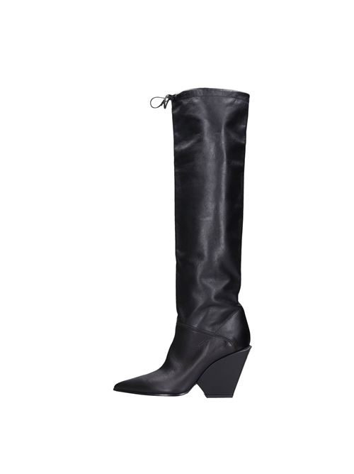Cuissard leather boots ELENA IACHI | VB0009_IACHNERO