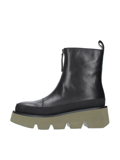 Ankle boots model 422M-908-14-P094CO in leather EMANUELLE VEE | 422M-908-14-P094CONERO-VERDE