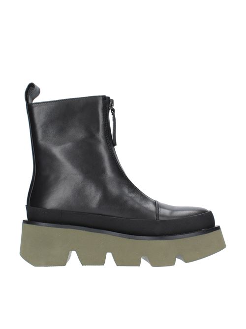Ankle boots model 422M-908-14-P094CO in leather EMANUELLE VEE | 422M-908-14-P094CONERO-VERDE