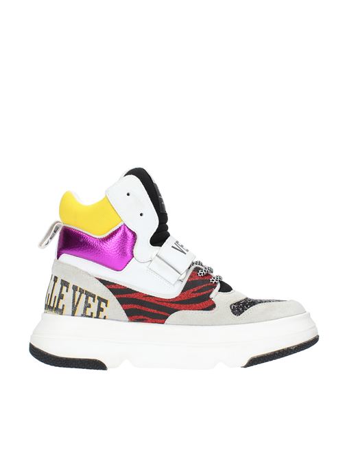 Model 422P-900-13-P011CB trainers in suede leather and fabric EMANUELLE VEE | 422P-900-13-P011CBMULTICOLOR