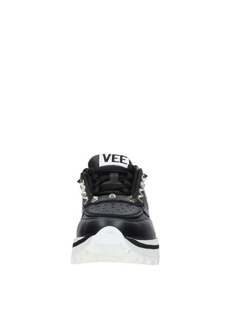 Trainers model 422P-902-10-P003Z in leather and studs EMANUELLE VEE | 422P-902-10-P003ZNERO