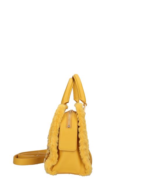 Faux leather and faux fur bag GAELLE | GBADM3970GIALLO