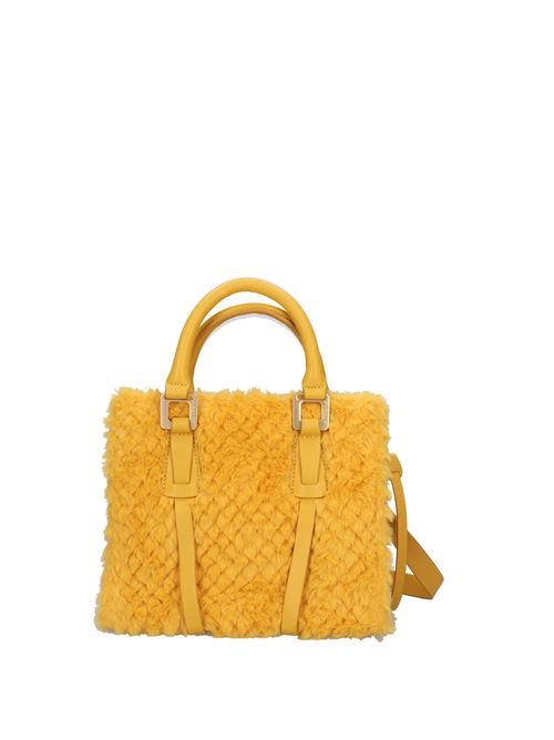 Faux leather and faux fur bag GAELLE | GBADM3970GIALLO
