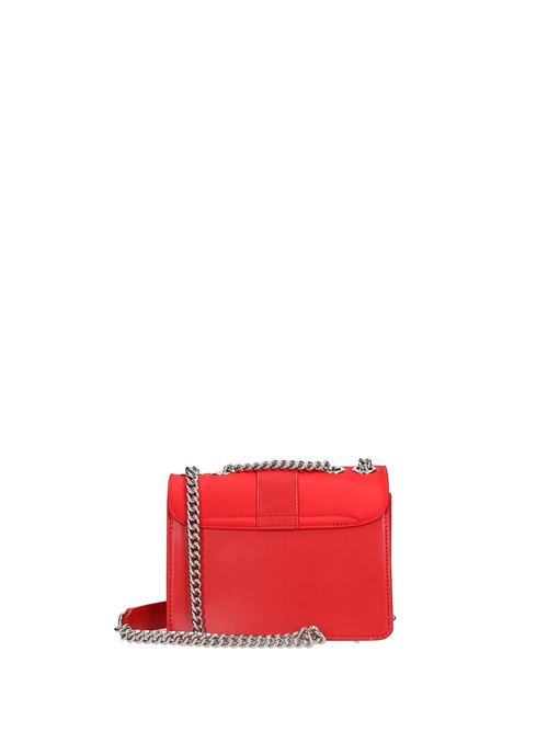 Faux leather and fabric shoulder strap GAELLE | GBADM3982ROSSO