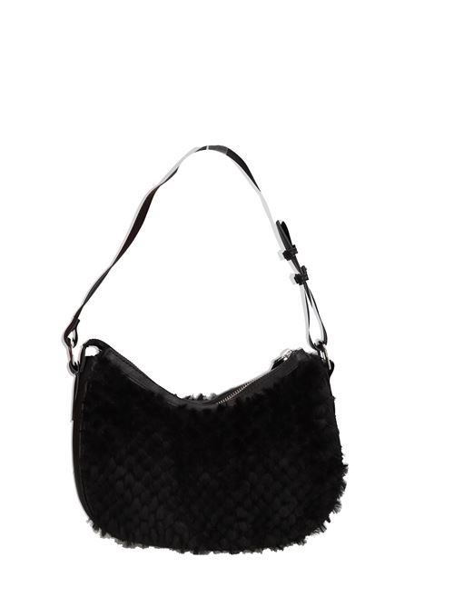 Faux leather and faux fur bag GAELLE | GBADP3870NERO