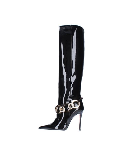 Patent leather boots GEDEBE model STASSIE HIGH GEDEBE | STASSIE HIGH BOOTNERO