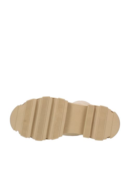 Boots model GIA-19 made of padded fabric and rubber GIA BORGHINI | GIA-19BEIGE