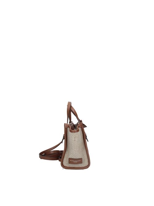 Miss Marcella bag in leather and fabric GIANNI CHIARINI | BS 8065/22AI SPIGAGRIGIO