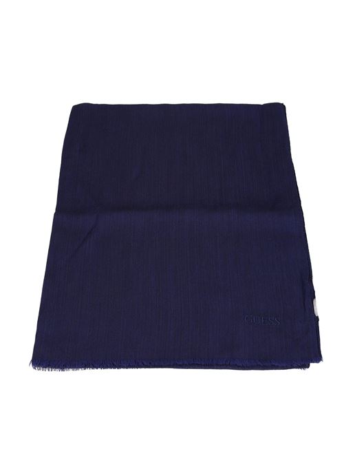 Wool and modal scarf GUESS | AM8926WOL03 - BLUBLU
