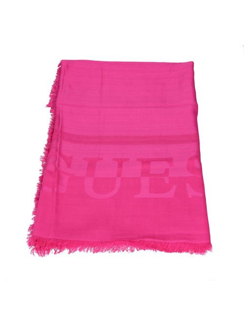 Wool and viscose scarf GUESS | AW9027VIS03FUCSIA
