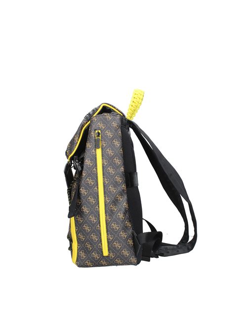 Faux leather backpack GUESS | HMSALAP2390MARRONE GIALLO