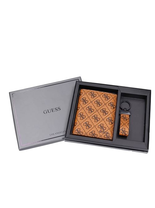 Faux leather card holder/document holder and key holder set GUESS | PM0002_GUECUOIO